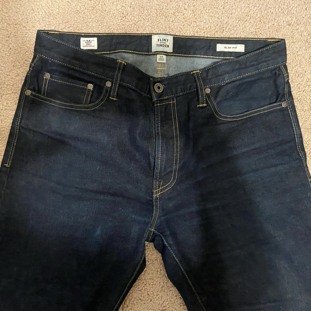 COPY - Flint & Tinder White Oak Denim Jeans